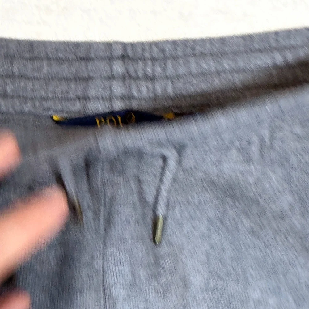 Polo Ralph Lauren Size Large Men’s Soft Cotton Charcoal Joggers Sweatpants Logo